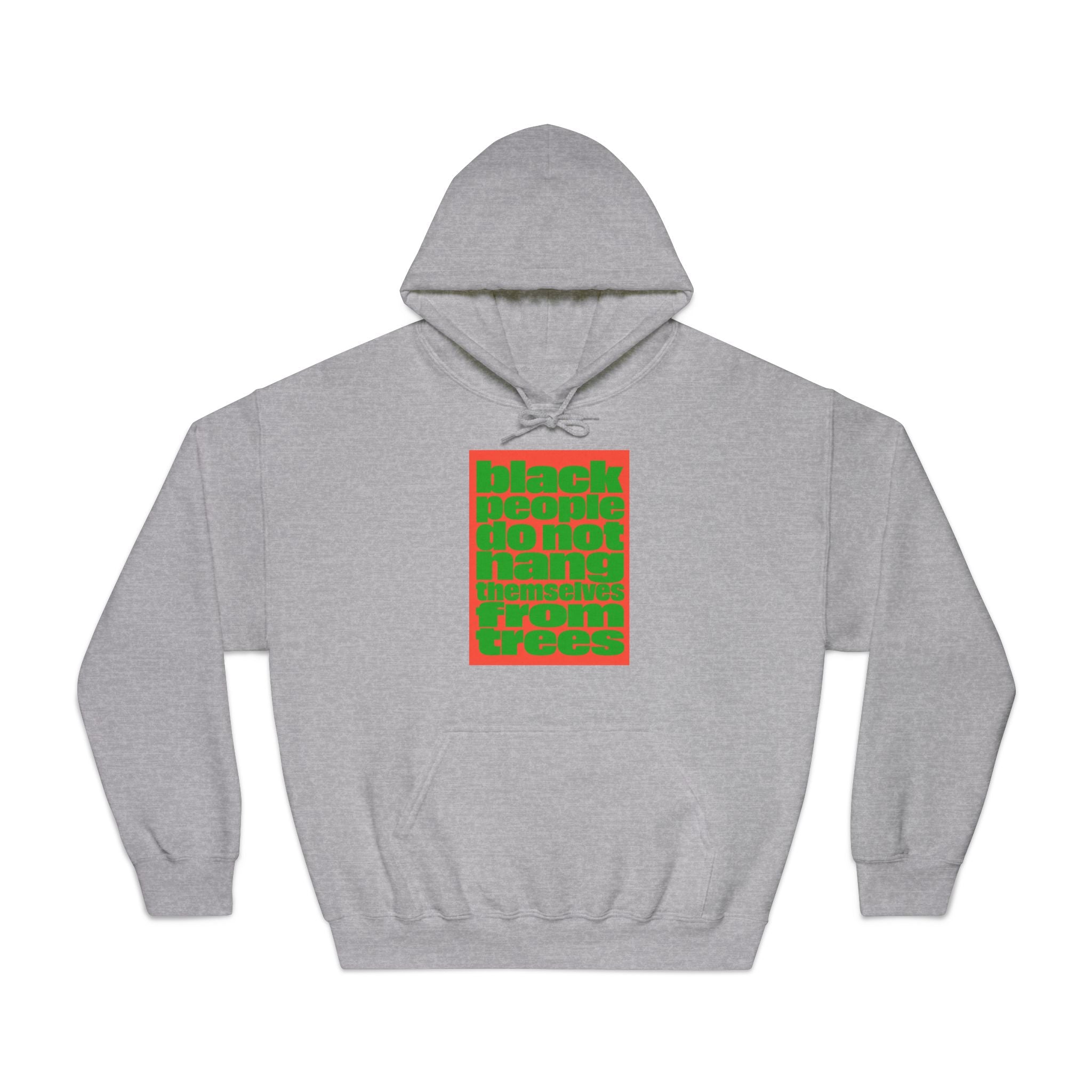 Statement Hoodie — 'Black People Do Not Owe You Proof' Bold Text Graphic