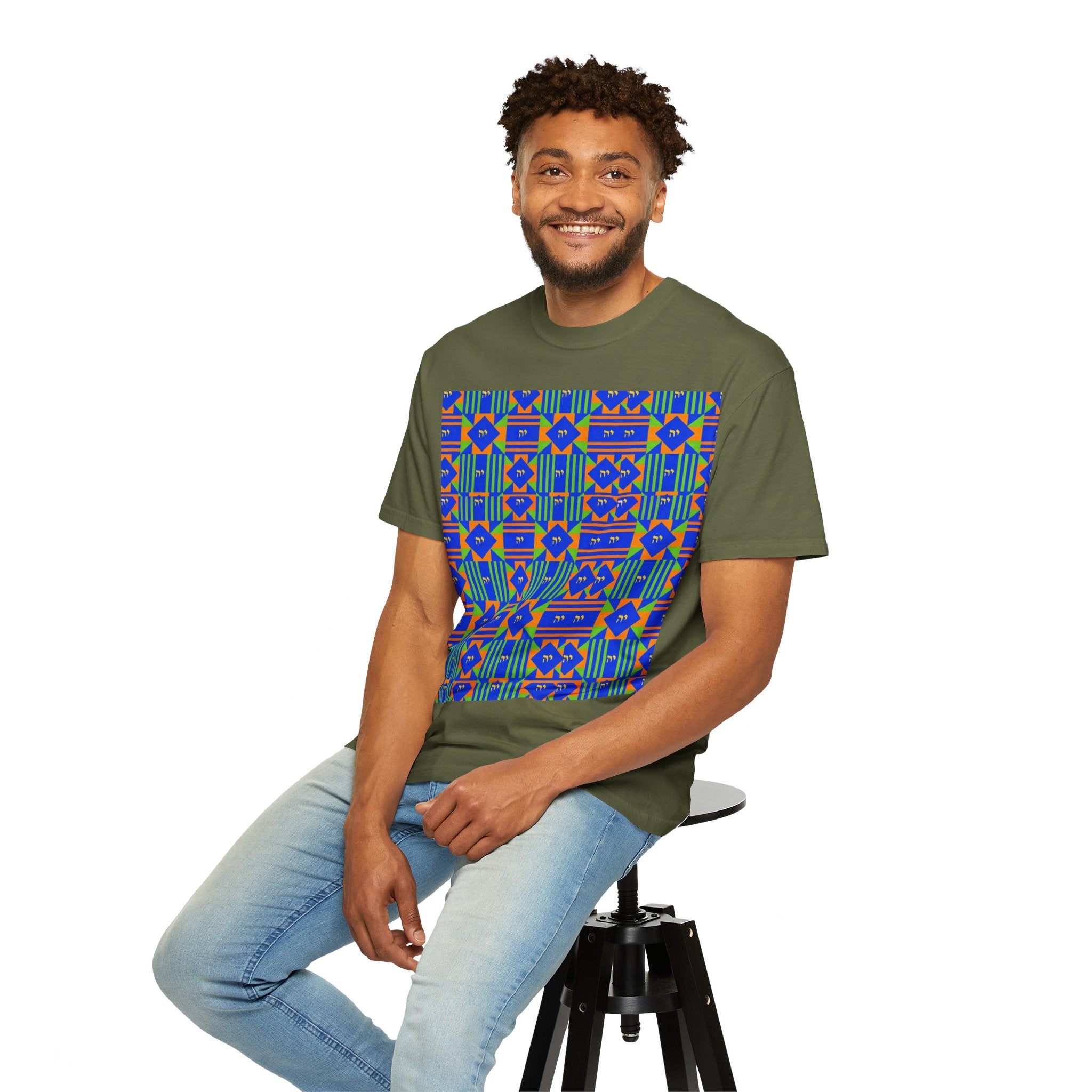 Digrammaton Aztec Pattern T-Shirt
