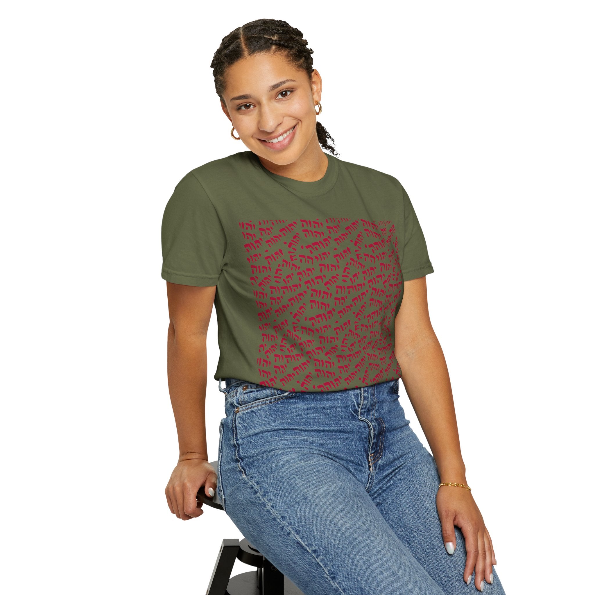 T-Shirt — Tetragrammaton Pattern Graphic Tee