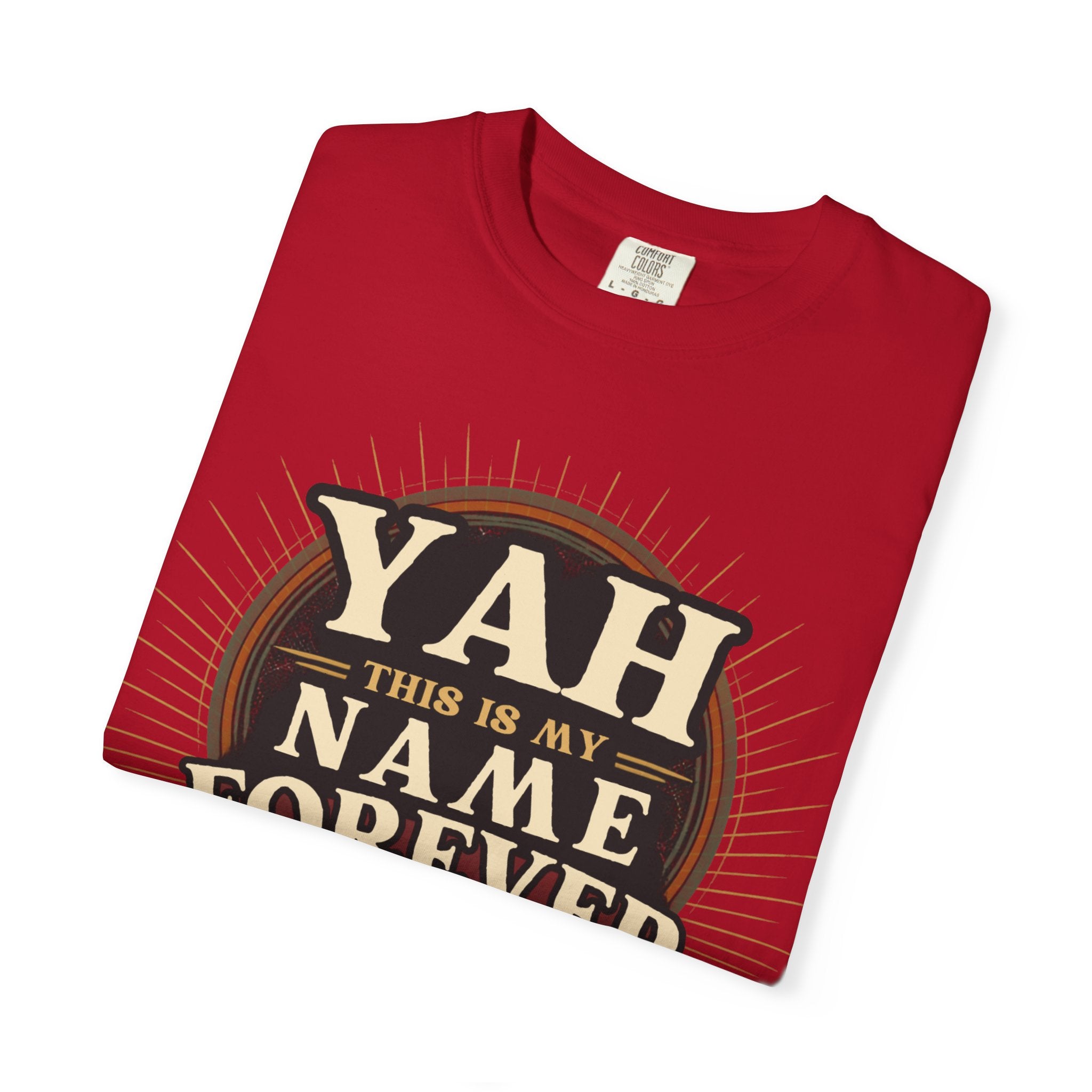 Yah Name Forever T‑Shirt — "This Is My Name Forever" Memorial Typography Tee