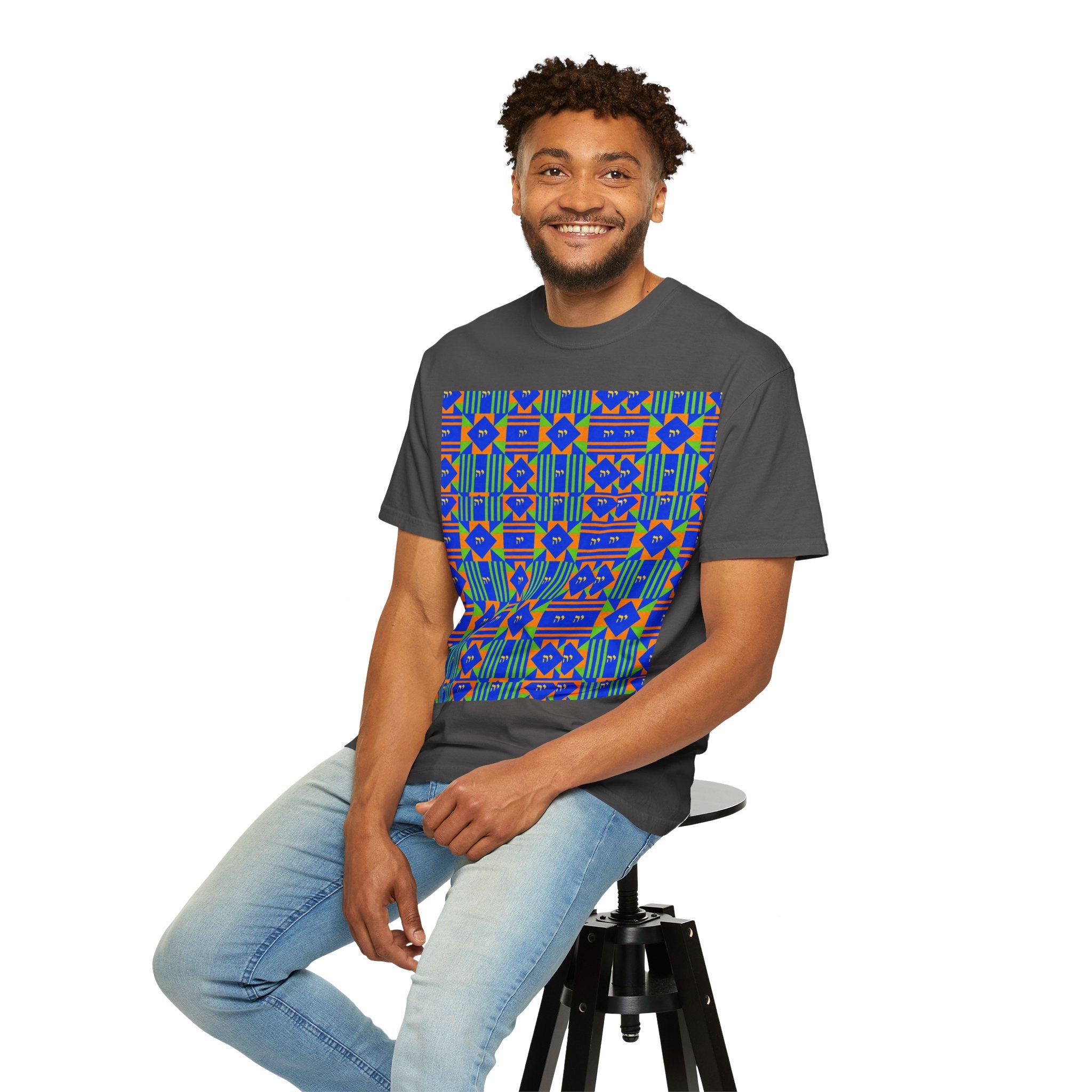 Digrammaton Aztec Pattern T-Shirt