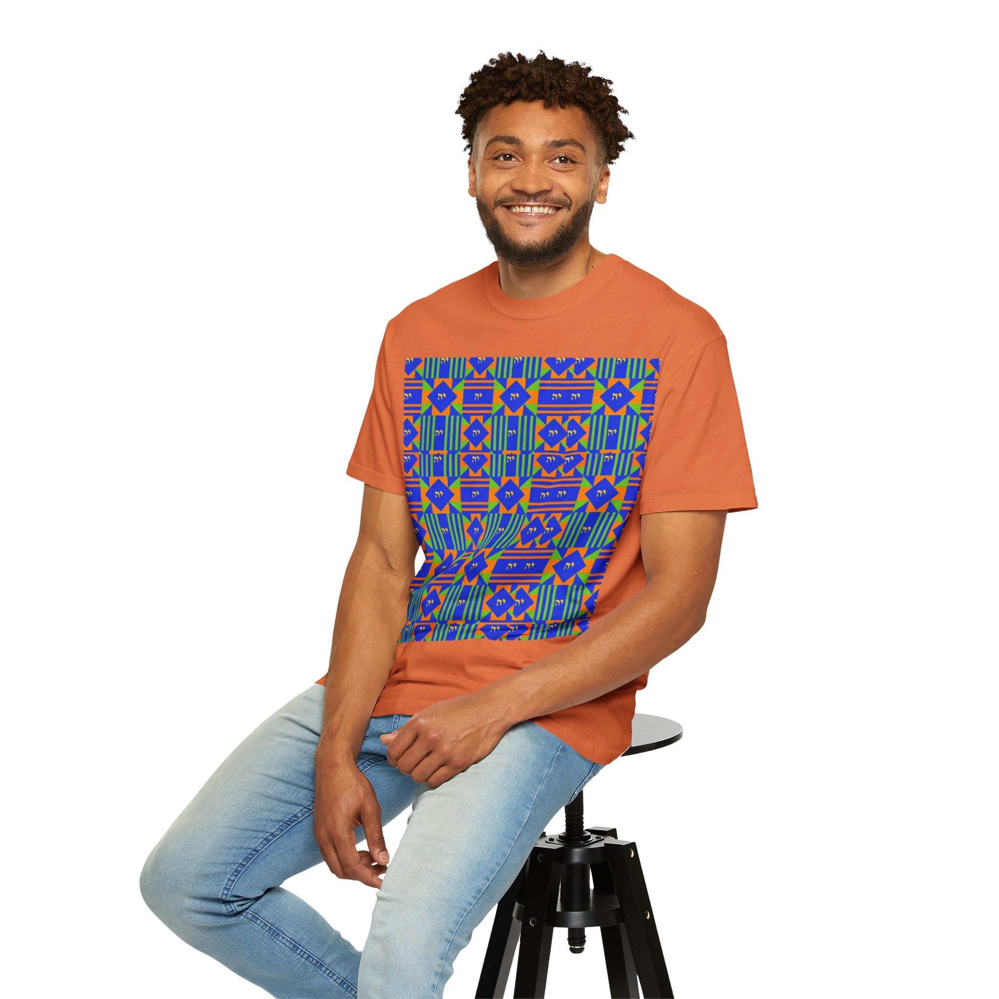 Digrammaton Aztec Pattern T-Shirt
