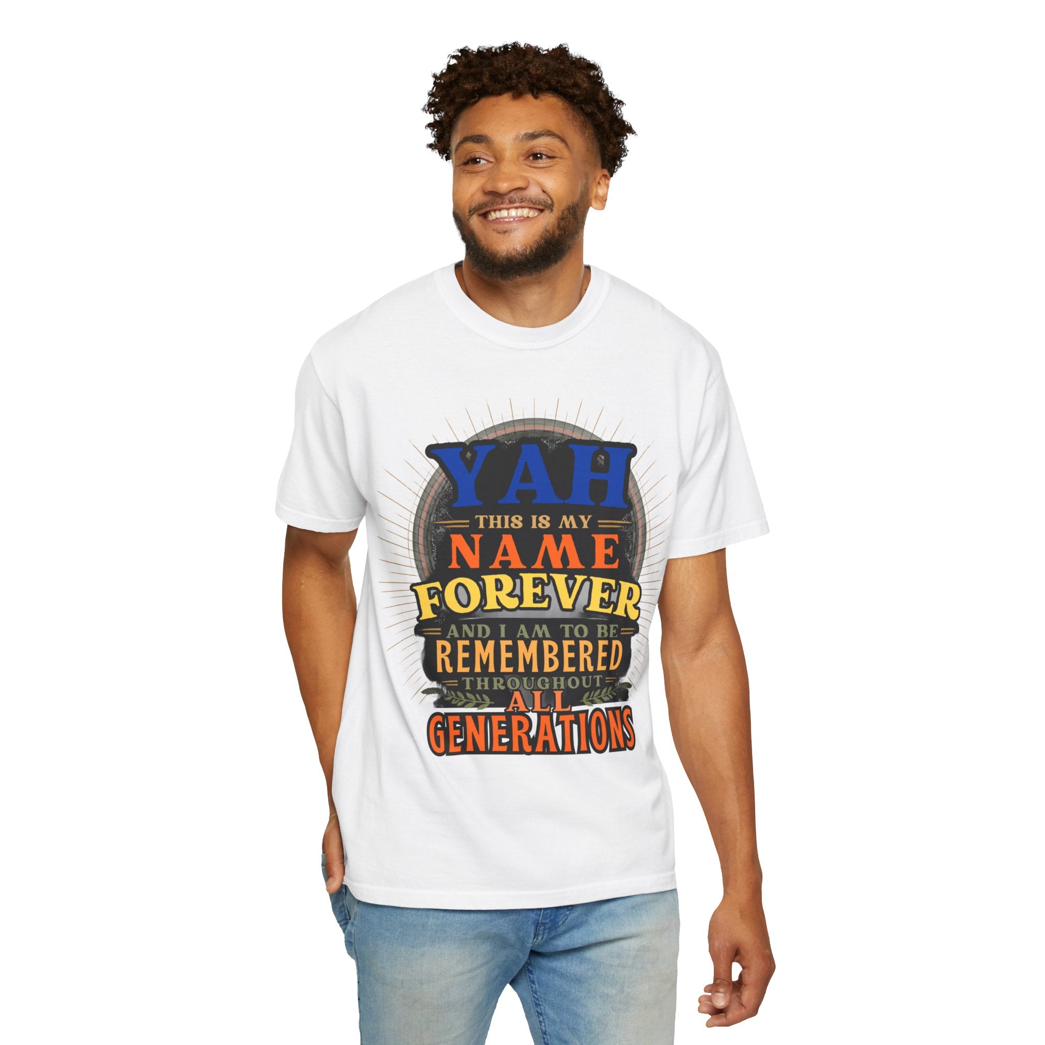 Yah Name Forever T-Shirt — "This Is My Name Forever" Inspirational Faith Tee