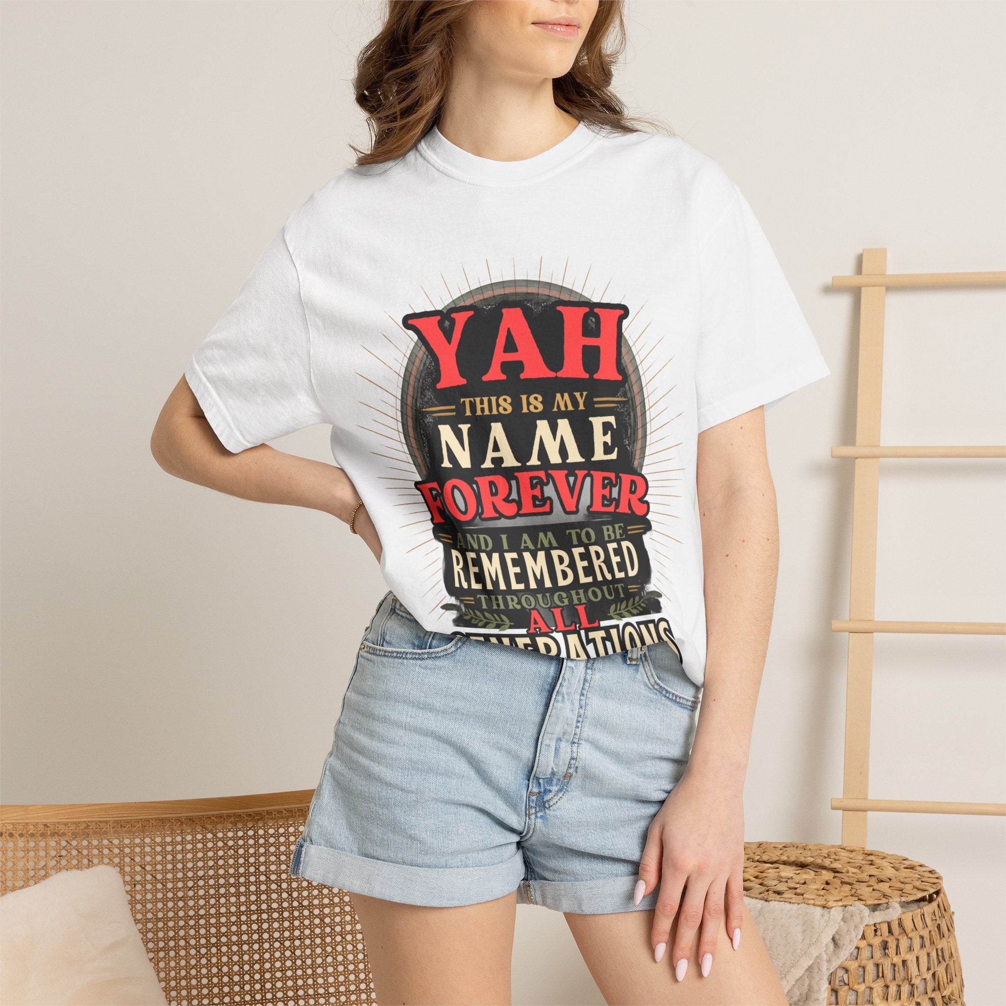 T-Shirt — "YAH This Is My Name Forever" Retro Heritage Graphic