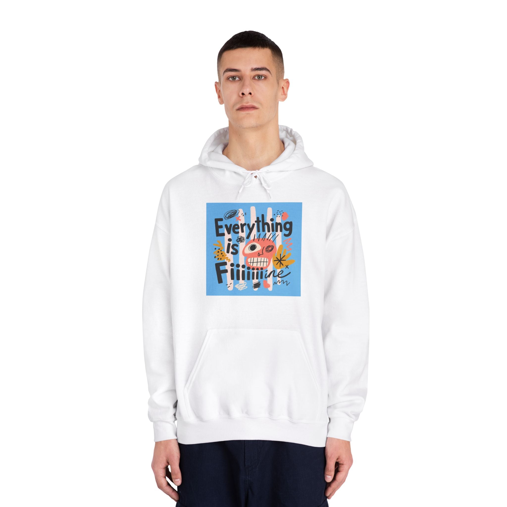 Everything Is Fine Hooded Sweatshirt