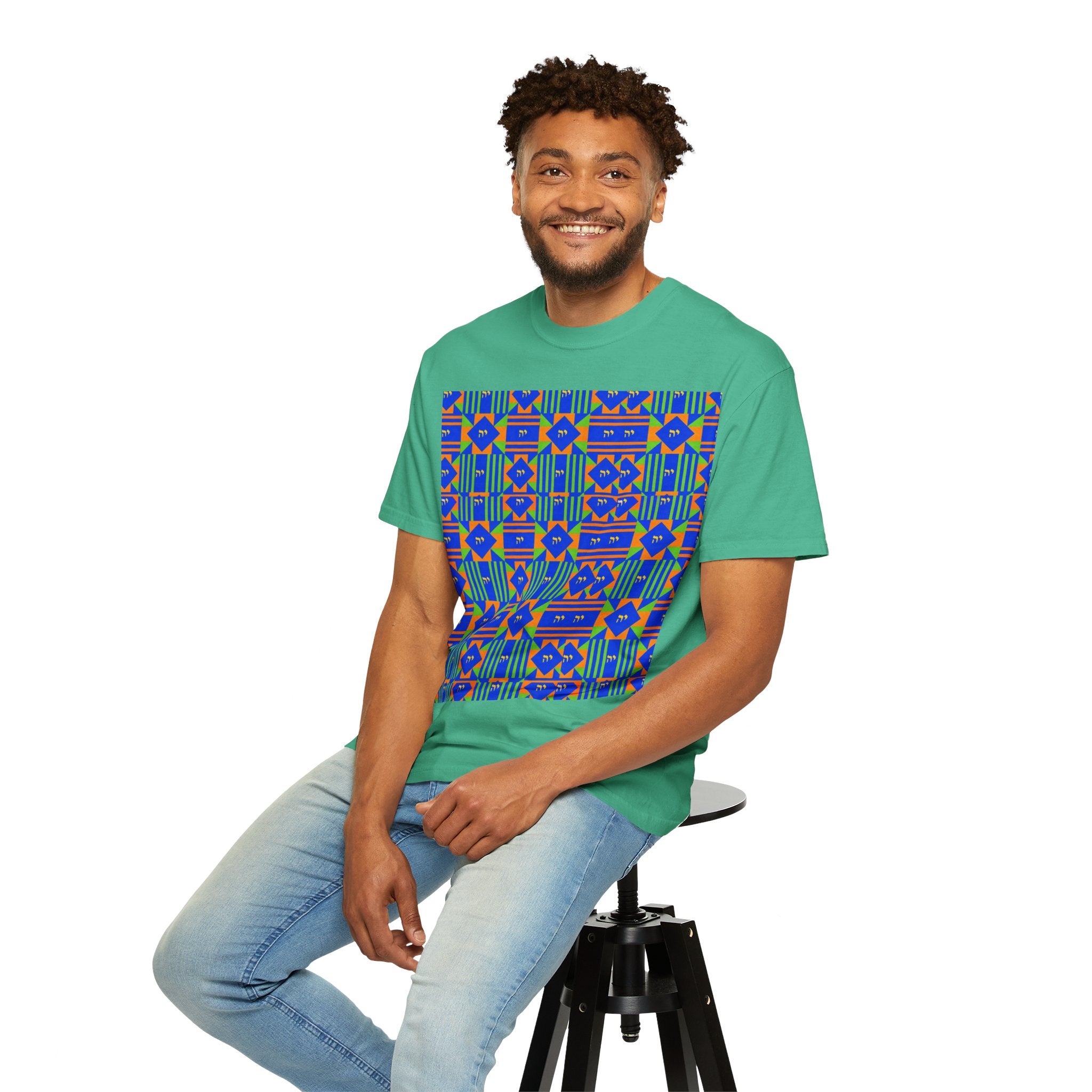 Digrammaton Aztec Pattern T-Shirt