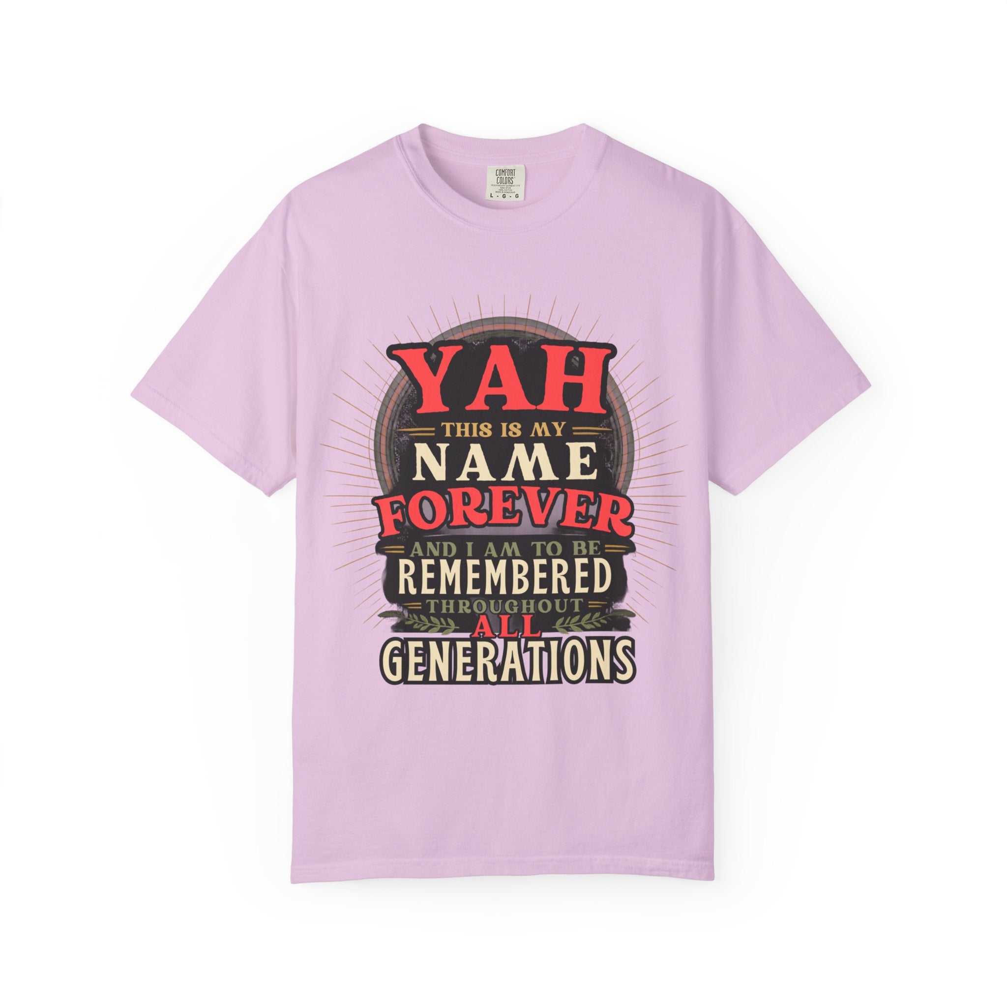 T-Shirt — "YAH This Is My Name Forever" Retro Heritage Graphic