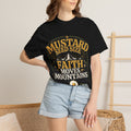 Faith Moves Mountains T-Shirt — Mustard Seed Size Christian Graphic Tee