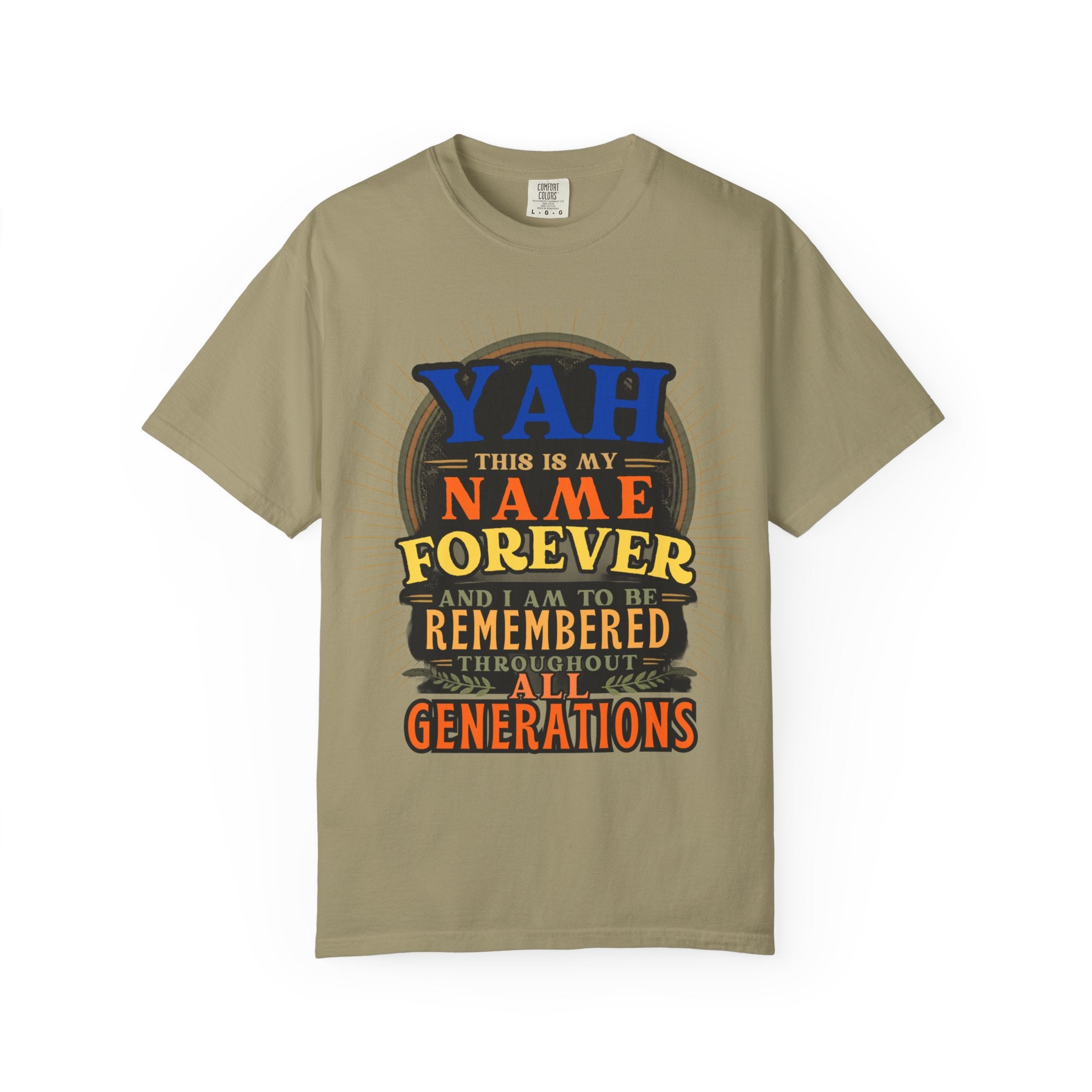 Yah Name Forever T-Shirt — "This Is My Name Forever" Inspirational Faith Tee