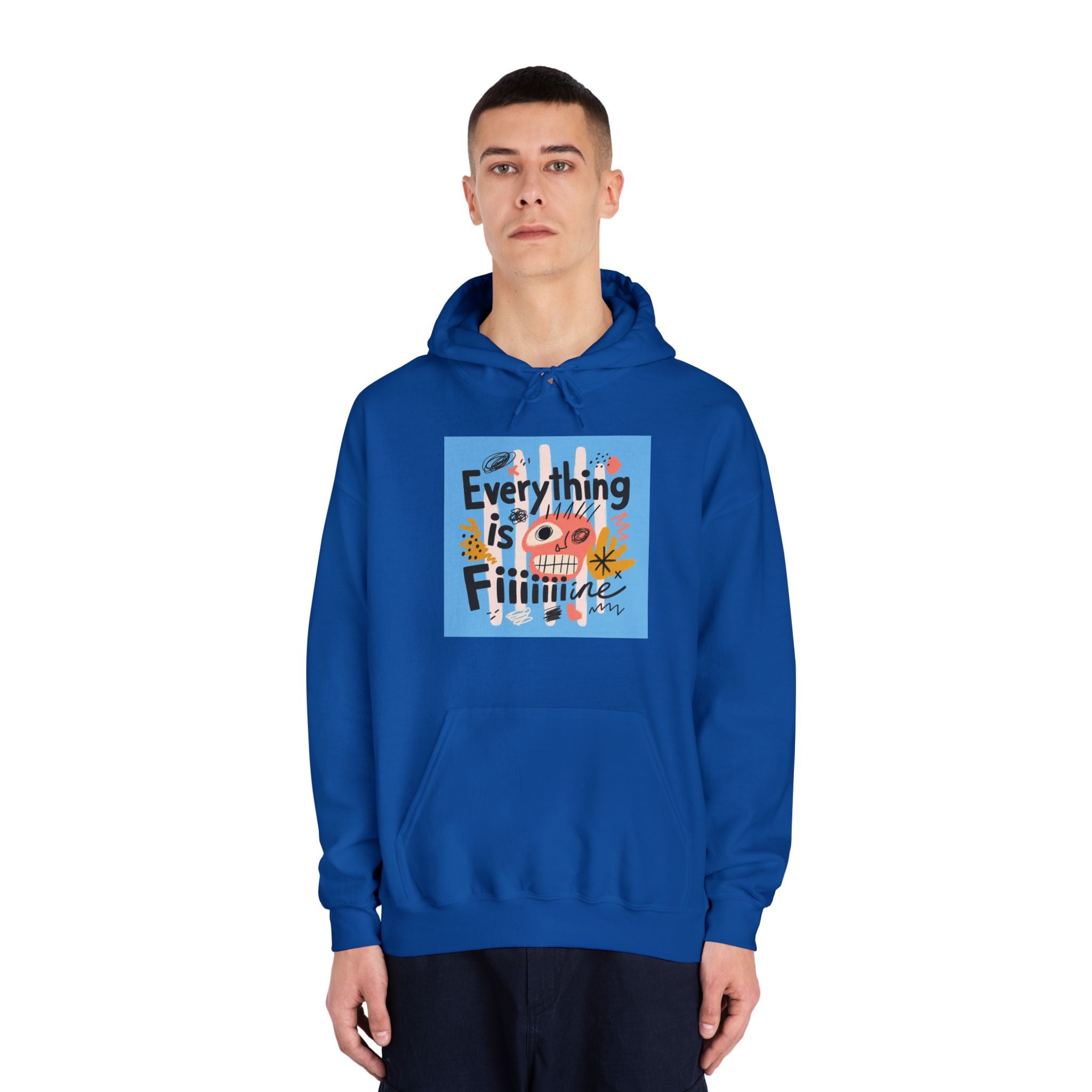Everything Is Fine Hooded Sweatshirt