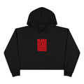 Crop Hoodie — "Black People Do Not Hang Themselves" Protest Graphic Cropped Hoodie