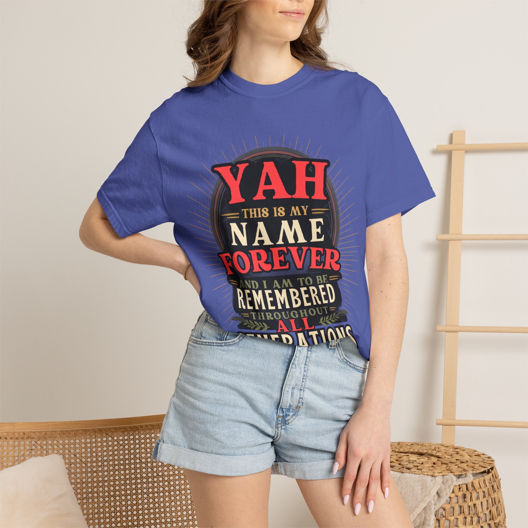 T-Shirt — "YAH This Is My Name Forever" Retro Heritage Graphic