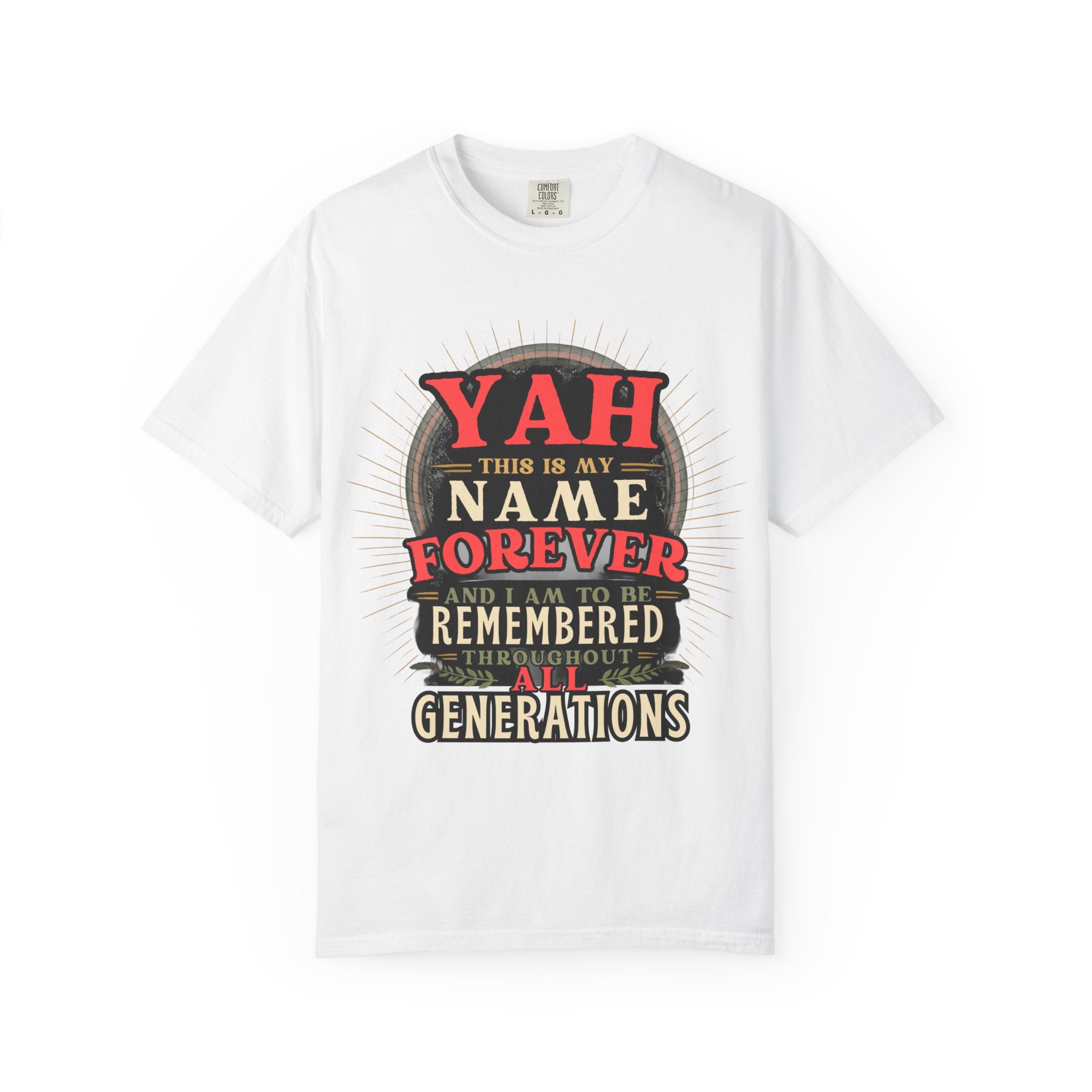 T-Shirt — "YAH This Is My Name Forever" Retro Heritage Graphic