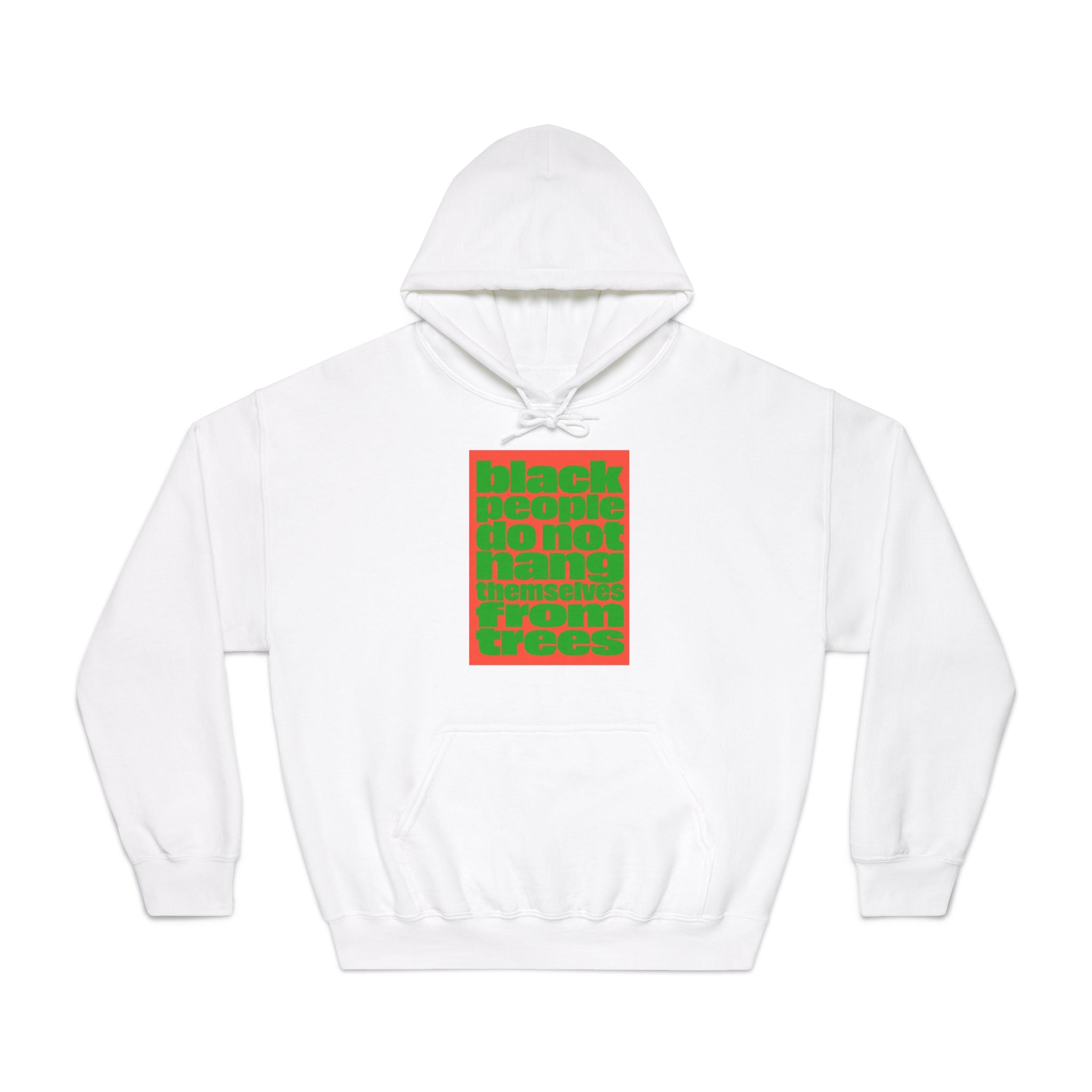 Statement Hoodie — 'Black People Do Not Owe You Proof' Bold Text Graphic