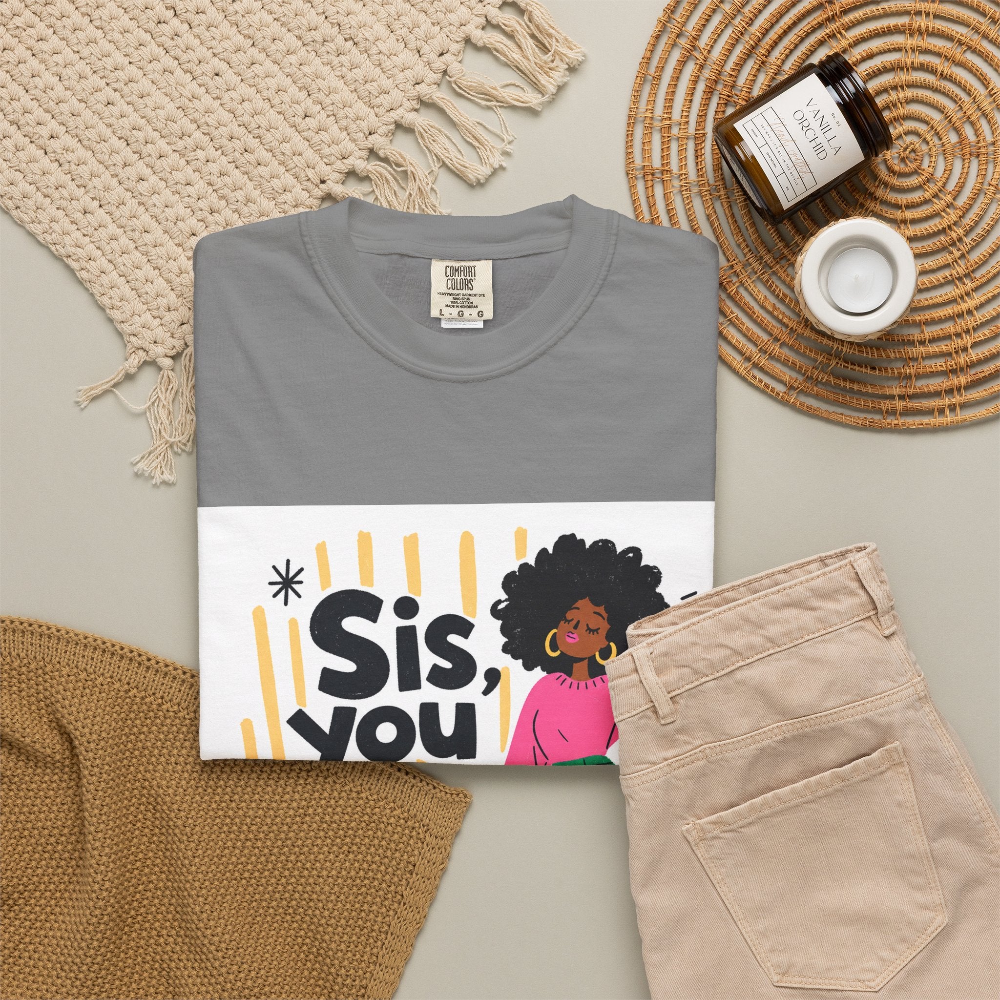 Sis You the Glow Up T-Shirt — Empowering Afrocentric Graphic Tee