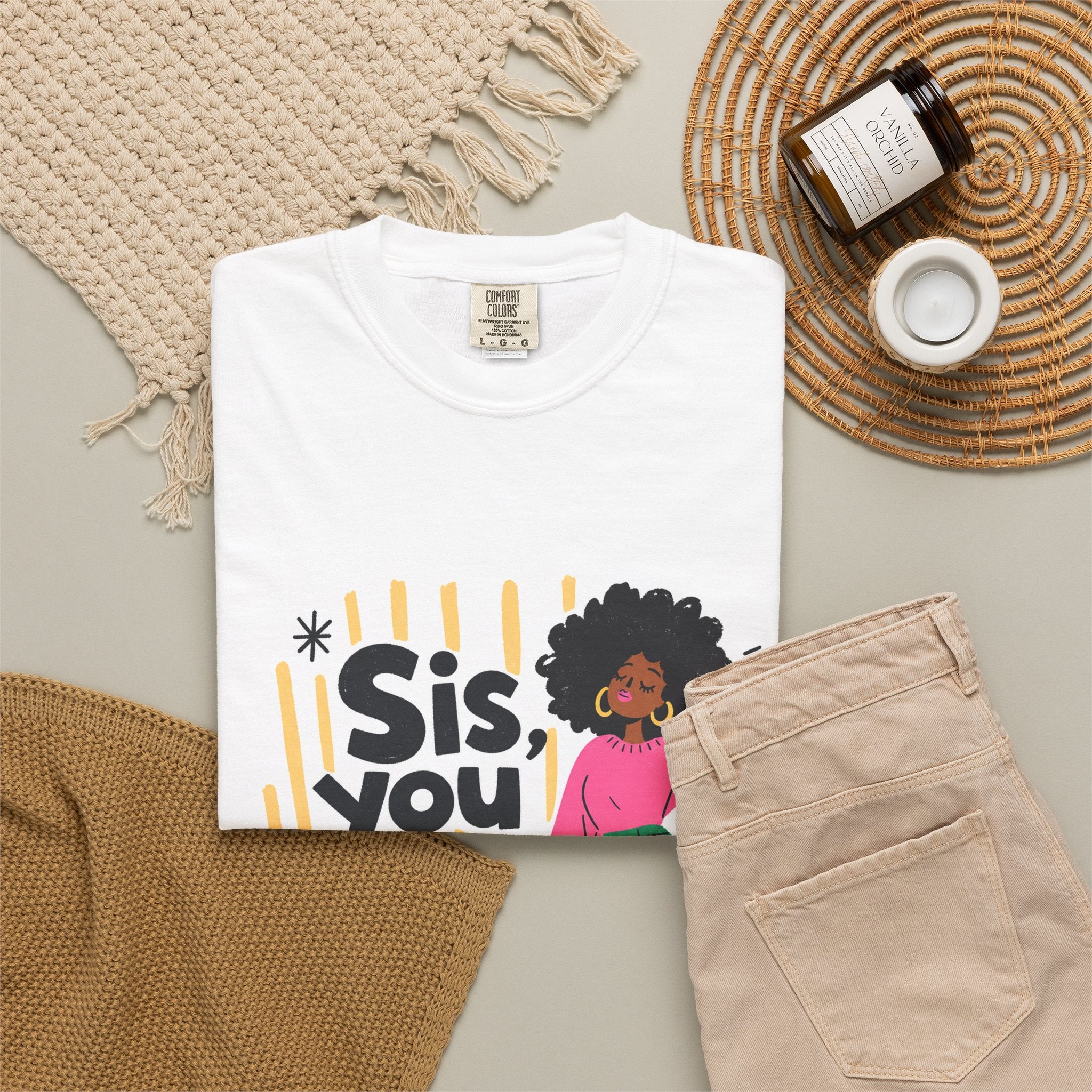 Sis You the Glow Up T-Shirt — Empowering Afrocentric Graphic Tee