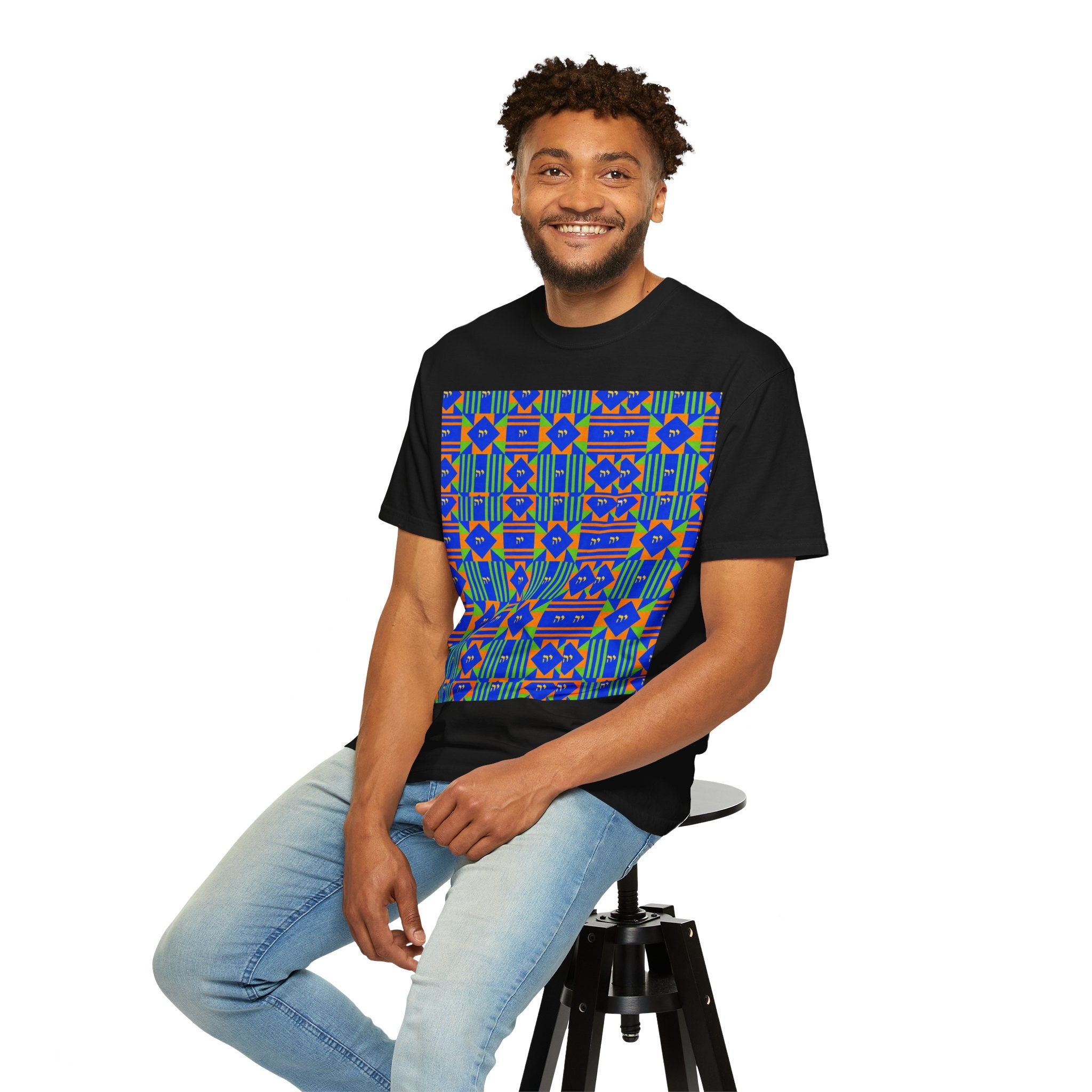 Digrammaton Aztec Pattern T-Shirt