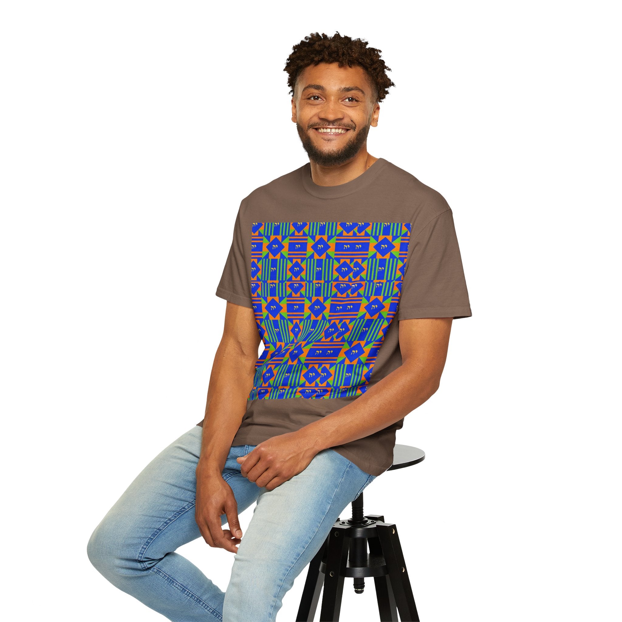 Digrammaton Aztec Pattern T-Shirt