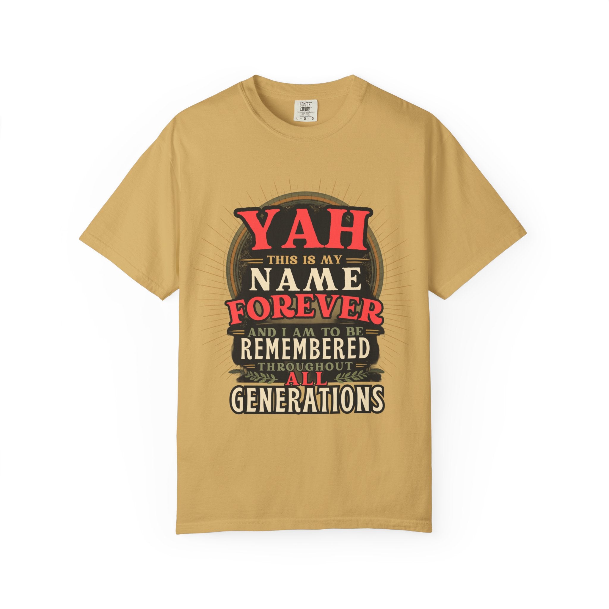 T-Shirt — "YAH This Is My Name Forever" Retro Heritage Graphic
